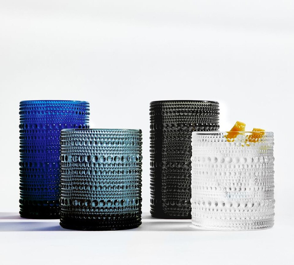 Jupiter Hobnail Drinking Glasses Pottery Barn Australia